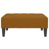 vidaXL Podn&oacute;żek, brązowy, 78x56x32 cm, tapicerowany aksamitem