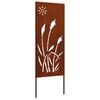 vidaXL Ekran zapewniający prywatność w ogrodzie Rdzawy 50 x 140 cm