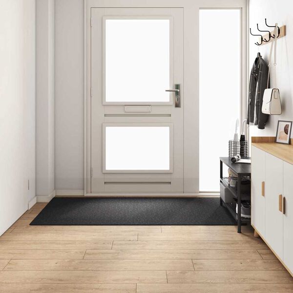 vidaXL Bieżnik dywanowy Ciemnoszary 100 x 200 cm 100% polipropylen