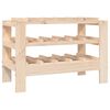 vidaXL Stojak na wino, 61,5x30x42 cm, lite drewno sosnowe