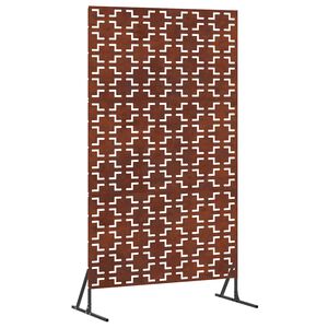 vidaXL Ekran prywatności 100 x 50 x 180 cm Stal kortenowska Rdzawy