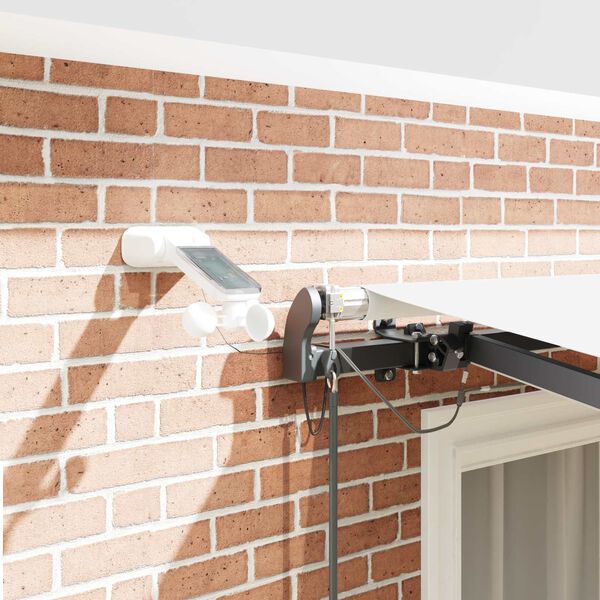 vidaXL Tkanina Zadaszenia z Biały 300 x 250 cm Poliester