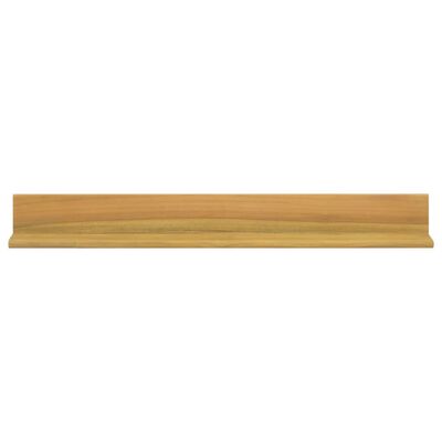 vidaXL Półki ścienne, 2 szt., 90 x 10 x 10 cm, lite drewno tekowe