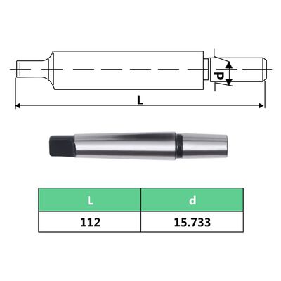 vidaXL Szybkomocujący uchwyt wiertarski MT2-B16, 13 mm