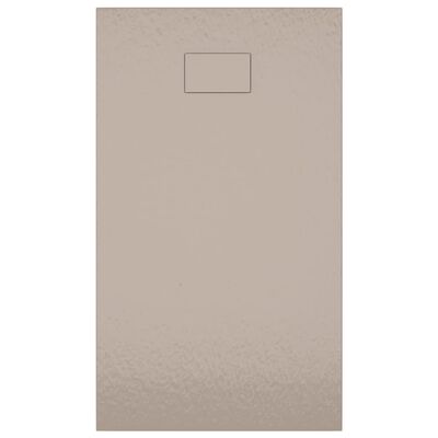 vidaXL Brodzik prysznicowy, SMC, brązowy, 120 x 70 cm