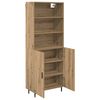 vidaXL Highboard Dąb rzemieślniczy 69,5 x 34 x 180 cm