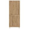 vidaXL Highboard Dąb rzemieślniczy 69,5 x 34 x 180 cm