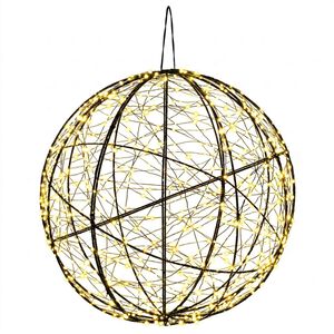 vidaXL Świąteczny szpic na lampkę 500 LED Ciepła biel