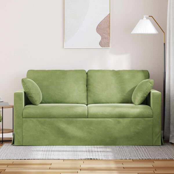 vidaXL Sofa Jasnozielony