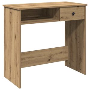 vidaXL Biurko, dąb artisan, 80x40x75 cm, materiał drewnopochodny