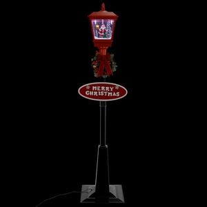 vidaXL Świąteczna latarnia z Mikołajem, 180 cm, LED