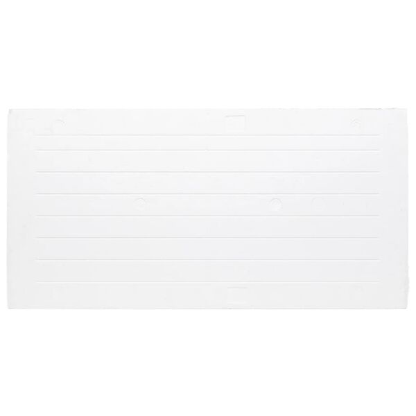 vidaXL Panele ścienne 3D, 10 szt., czerwono-białe, 100x50 cm, EPS