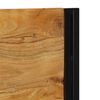 vidaXL Zagł&oacute;wek 140 cm Drewno akacjowe i żelazo