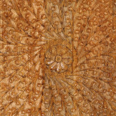 vidaXL Komoda z rzeźbionymi drzwiami, lite drewno akacji, 158x40x75 cm