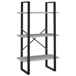 vidaXL Regał, szarość betonu, 60x30x105 cm, materiał drewnopochodny