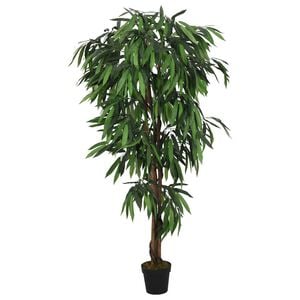 vidaXL Sztuczne drzewko mango, 900 liści, 180 cm, zielone