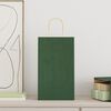 vidaXL Torby papierowe 50 szt. z uchwytami zielone 21x11x36 cm