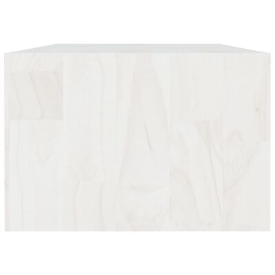vidaXL Stolik kawowy, biały, 110x50x34 cm, drewno sosnowe