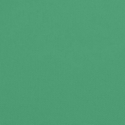 vidaXL Poduszka na ławkę ogrodową, zielona, 110x50x7 cm, tkanina