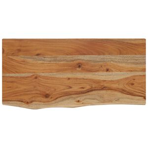 vidaXL P&oacute;łka ścienna, 40x20x2,5 cm, drewno akacjowe, naturalna krawędź