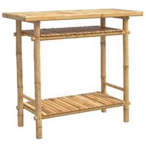 vidaXL Stolik konsolowy, 90x37x75 cm, bambusowy