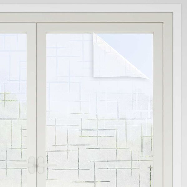 vidaXL Static Film do okien Wz&oacute;r gwiazdy 45 x 500 cm PVC