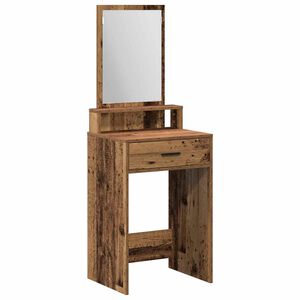 vidaXL Toaletka Stare drewno 50 x 41 x 140 cm Drewno inżynieryjne