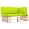 vidaXL Ogrodowa sofa narożna z palet, impregnowane drewno sosnowe