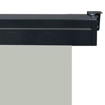 vidaXL Markiza boczna na balkon, 85x250 cm, szara