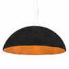 vidaXL Lampa wisząca, czarno-złota, &Oslash; 70 cm, E27
