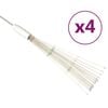 vidaXL Ogrodowe lampki fajerwerkowe 4 szt., kolorowe, 20 cm, 560 LED