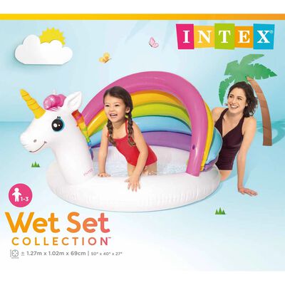 Intex Basenik dla dzieci Unicorn Baby, 127x102x69 cm