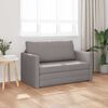 vidaXL Sofa Bed 110cm Ciemnoszary tkanina