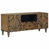 vidaXL Szafka pod telewizor Brązowy 105 x 33,5 x 46 cm Drewno z mango
