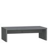 vidaXL Podstawka na monitor, szara, 50x27x15 cm, lite drewno sosnowe