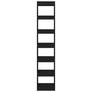 vidaXL Szafka na książki Czarny Dąb 40 x 30 x 198 cm