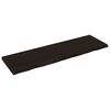vidaXL Blat stołu, ciemnobrązowy, 200x60x(2-6) cm, lite drewno dębowe