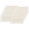 vidaXL Poszewka na poduszkę 12 pcs HEERLEN Biały 40 x 80 cm Fleece PV