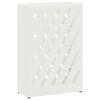vidaXL Stojak na Parasol Deszczowy Biały 28 x 12 x 41 cm Stal