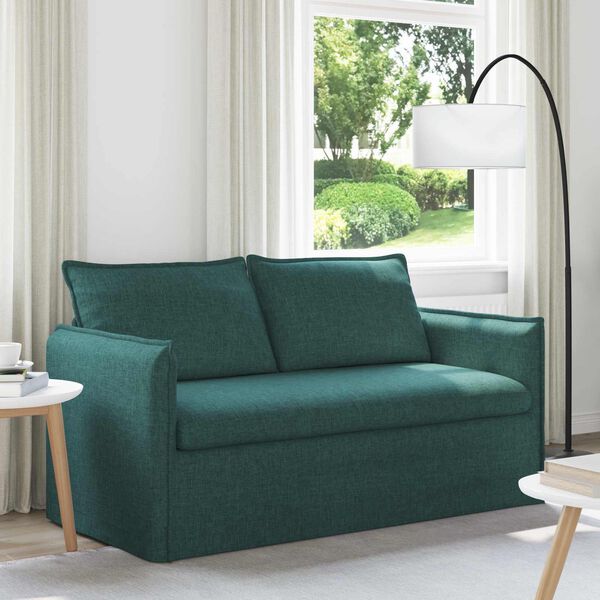vidaXL Sofa Ciemna zieleń