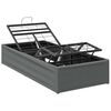 vidaXL Elektro Regulowany Stelaż Ł&oacute;żka ciemnoszary 190 x 90 x 33,5 cm