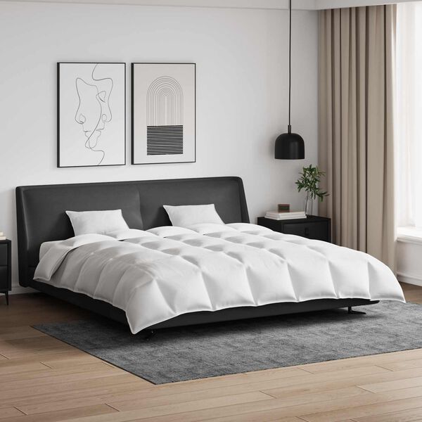 vidaXL Zestaw kołder z poduszką 3 pcs Biały Pi&oacute;ra down