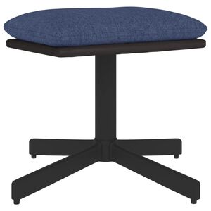 vidaXL Podn&oacute;żek, niebieski, 60x60x36 cm, tkanina i ekosk&oacute;ra