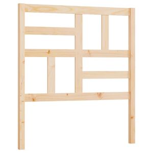 vidaXL Wezgłowie ł&oacute;żka, 106x4x104 cm, lite drewno sosnowe