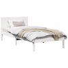 vidaXL Ramka ł&oacute;żka Biały 100 x 200 cm Lite drewno sosnowe