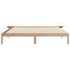vidaXL Ł&oacute;żko z bocznymi stolikami Naturalny 180 x 220 cm