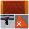 vidaXL Namiot turystyczny, 5-os., szaro-pomarańczowy, wodoszczelny