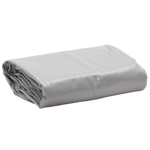 vidaXL Plandeka, szara, 1x2,5 m, 650 g/m&sup2;