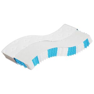 vidaXL Materac kieszeniowy, średnia twardość, 90x200 cm