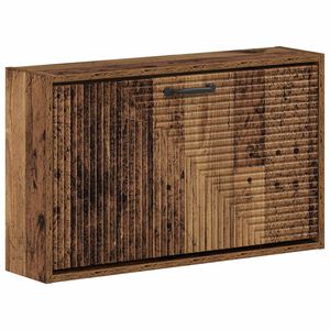 vidaXL Wisząca szafka na buty HAARLEM 71 x 17 x 43 cm Stare drewno
